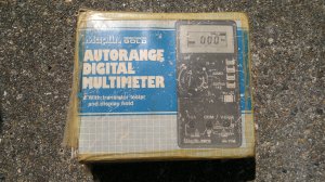 The Box that the Maplin M-776 DMM came in