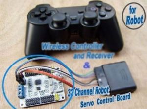 PS2 Controller Board showing Receiver