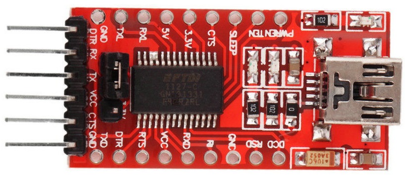 USB-TTL Interface board using the FTDI FT232RL