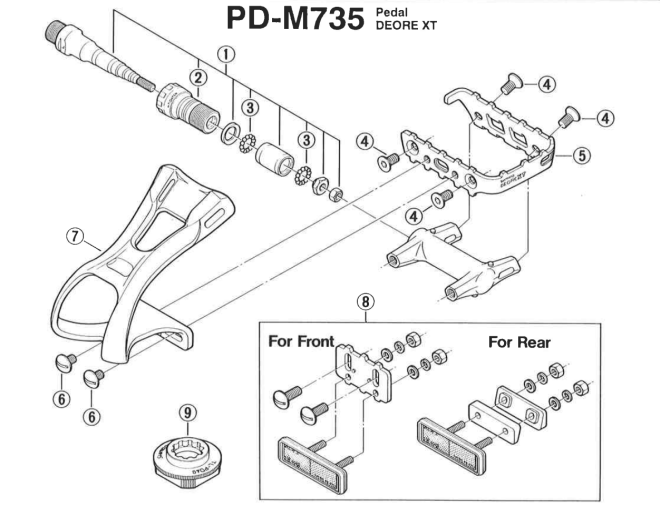 PD-M735 exploded view